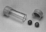 Tungsten Carbide-Lined Steel Vial Set